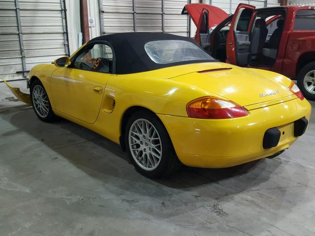 WP0CB29821U662216 - 2001 PORSCHE BOXSTER S YELLOW photo 3