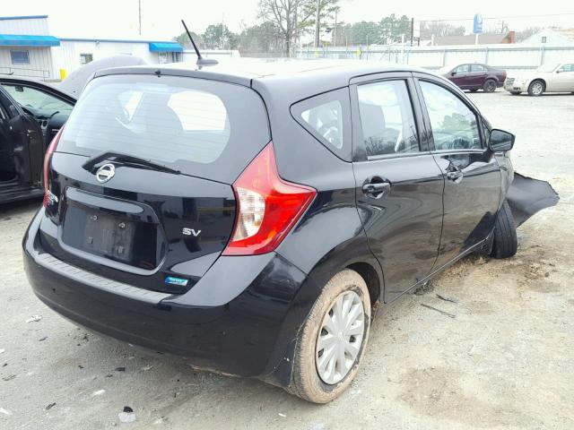 3N1CE2CP4FL445455 - 2015 NISSAN VERSA NOTE BLACK photo 4