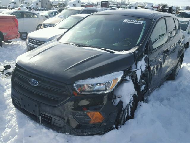 1FMCU0F76HUC44810 - 2017 FORD ESCAPE S BLACK photo 2