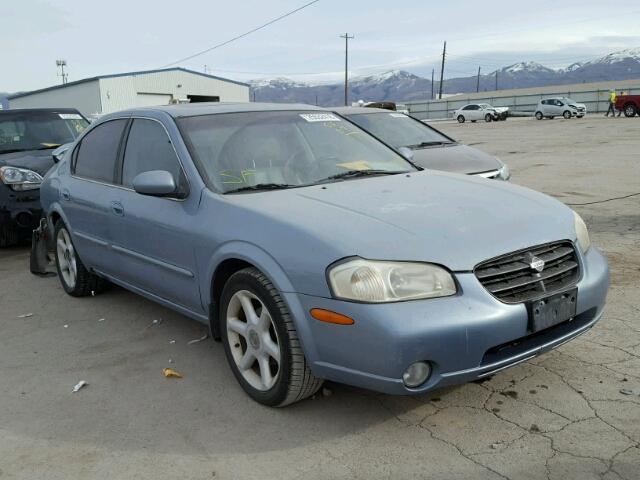 JN1CA31D1YT555324 - 2000 NISSAN MAXIMA GLE BLUE photo 1