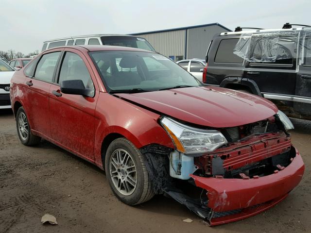 1FAHP3FN2AW188480 - 2010 FORD FOCUS SE RED photo 1