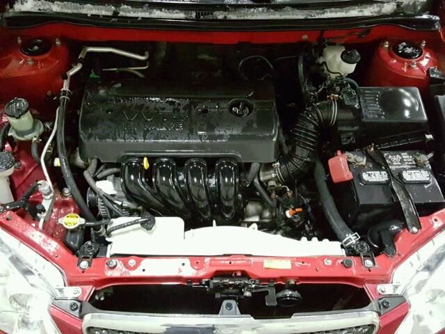 2T1BR32E68C928230 - 2008 TOYOTA COROLLA CE RED photo 7