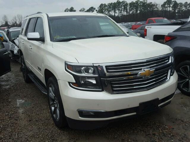 1GNSCCKC4FR572337 - 2015 CHEVROLET TAHOE C150 WHITE photo 1