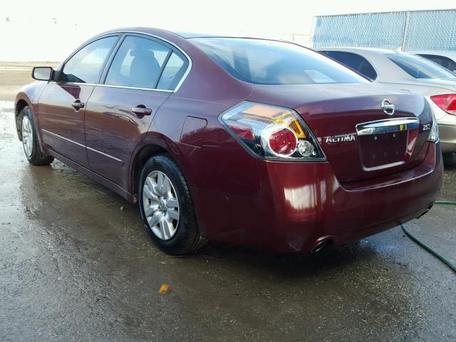 1N4AL2AP8AC101683 - 2010 NISSAN ALTIMA BAS BURGUNDY photo 3