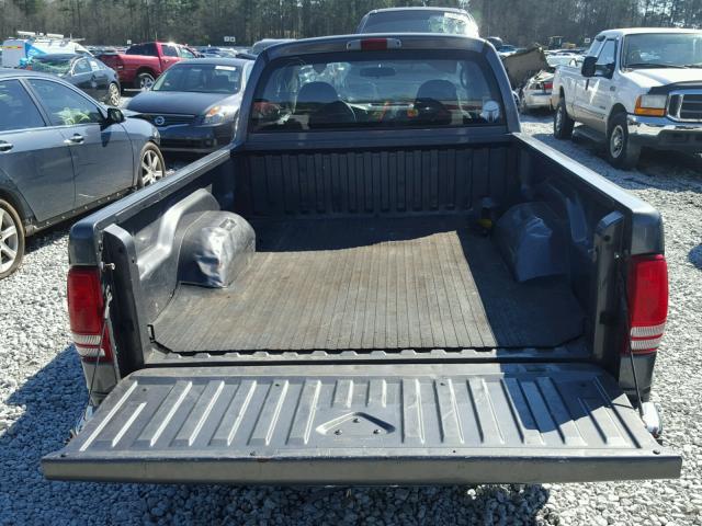 1B7GL42N92S601310 - 2002 DODGE DAKOTA SLT GRAY photo 9