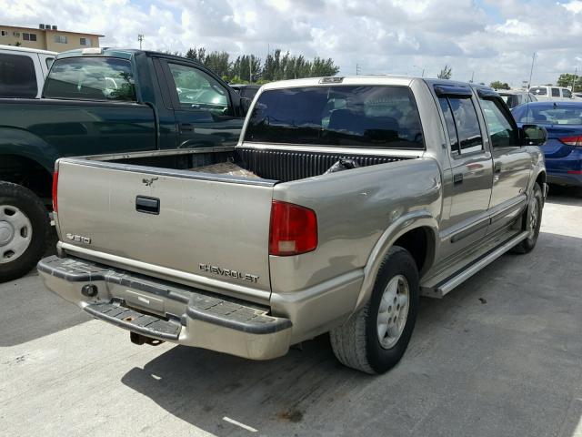 1GCDT13X44K110583 - 2004 CHEVROLET S TRUCK S1 BEIGE photo 4