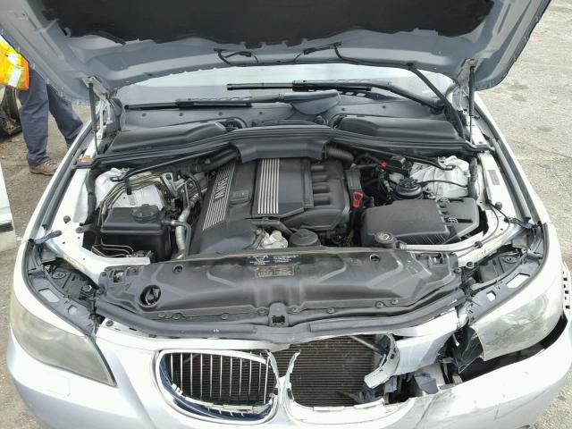 WBANA53554B850138 - 2004 BMW 525 I SILVER photo 7