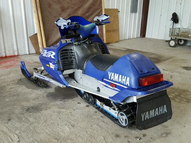 8CH028243 - 2001 YAMAHA 700 BLUE photo 3