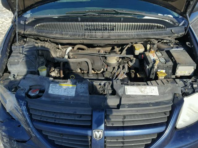 2D4GP44L55R449051 - 2005 DODGE GRAND CARA GRAY photo 7