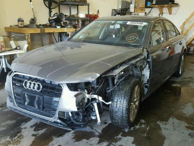 WAUHGAFC2CN092500 - 2012 AUDI A6 PRESTIG GRAY photo 2