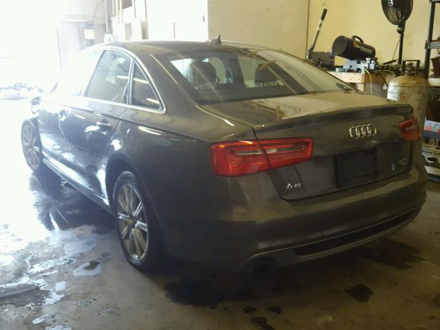 WAUHGAFC2CN092500 - 2012 AUDI A6 PRESTIG GRAY photo 3