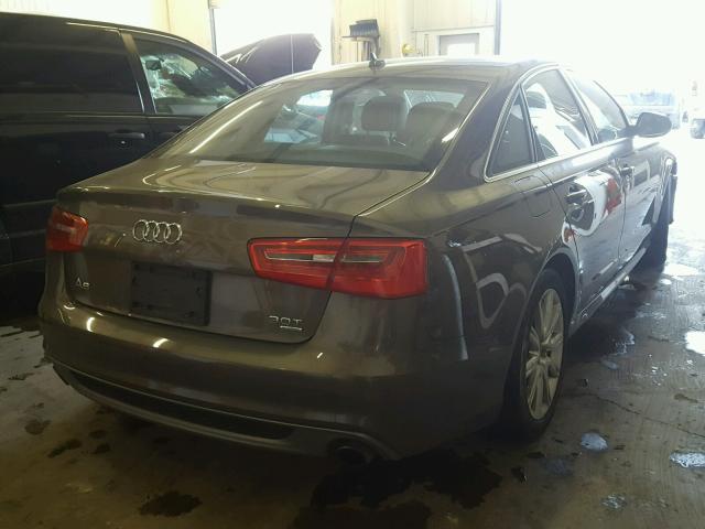 WAUHGAFC2CN092500 - 2012 AUDI A6 PRESTIG GRAY photo 4