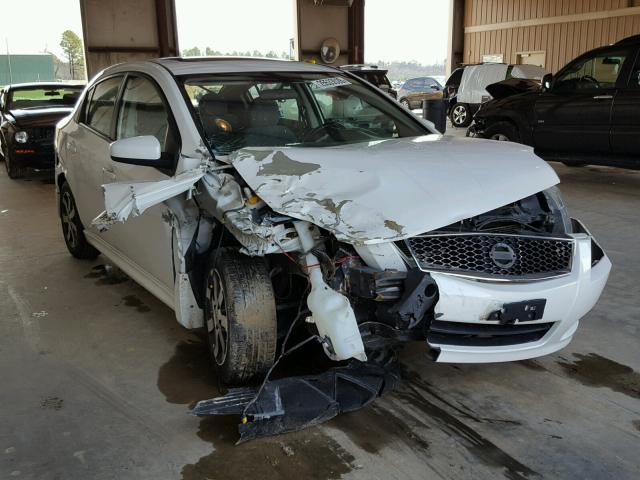 3N1AB6AP2CL699526 - 2012 NISSAN SENTRA 2.0 WHITE photo 1