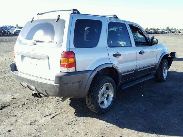 1FMCU93144KA95159 - 2004 FORD ESCAPE XLT SILVER photo 4