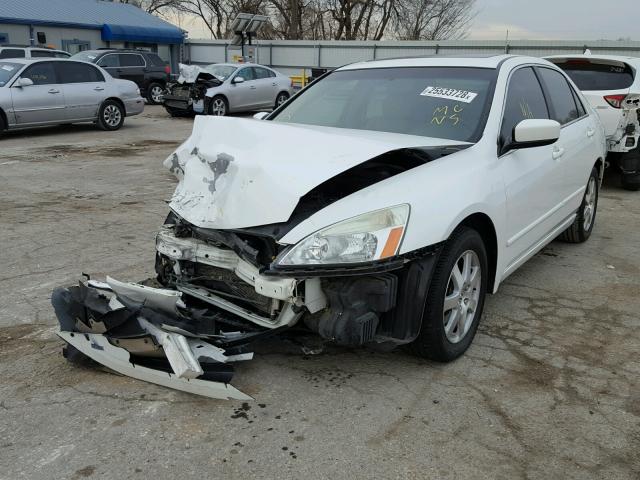 1HGCM66885A073749 - 2005 HONDA ACCORD EX WHITE photo 2