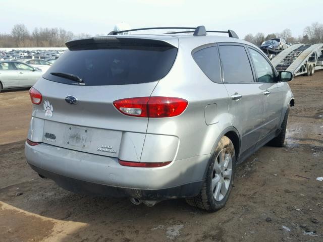 4S4WX85D974410553 - 2007 SUBARU B9 TRIBECA GRAY photo 4