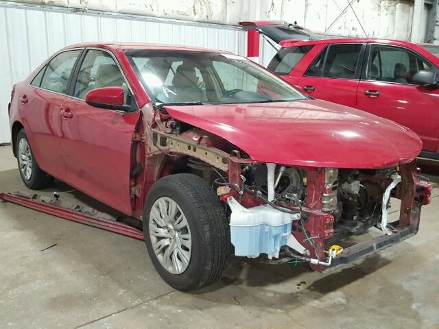 4T4BF1FK3CR160510 - 2012 TOYOTA CAMRY BASE RED photo 1