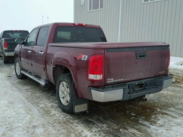 3GTP2VE70DG245300 - 2013 GMC SIERRA K15 RED photo 3