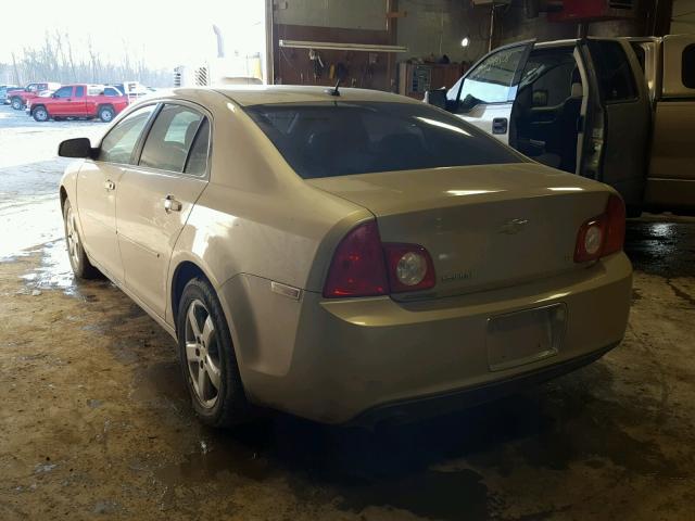 1G1ZH57B18F253463 - 2008 CHEVROLET MALIBU 1LT TAN photo 3