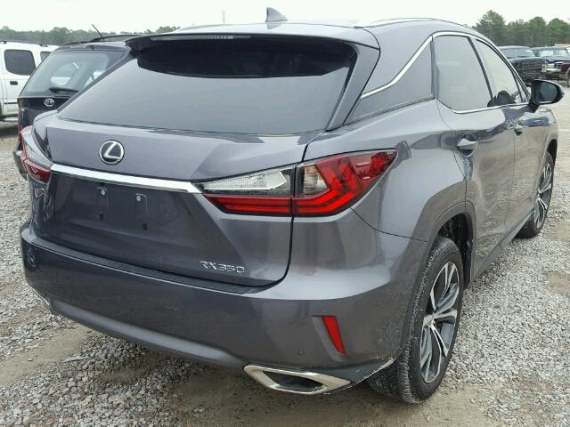 2T2ZZMCA8HC045421 - 2017 LEXUS RX 350 GRAY photo 4