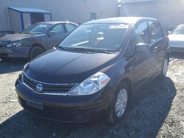 3N1BC1CP6BL511171 - 2011 NISSAN VERSA S BLACK photo 2