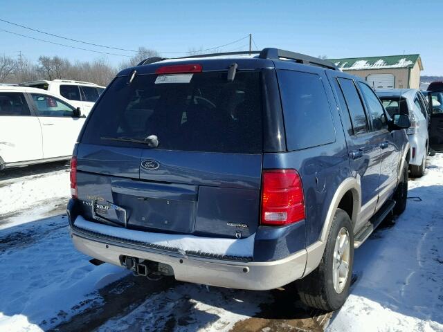 1FMDU74W65UB56990 - 2005 FORD EXPLORER E BLUE photo 4