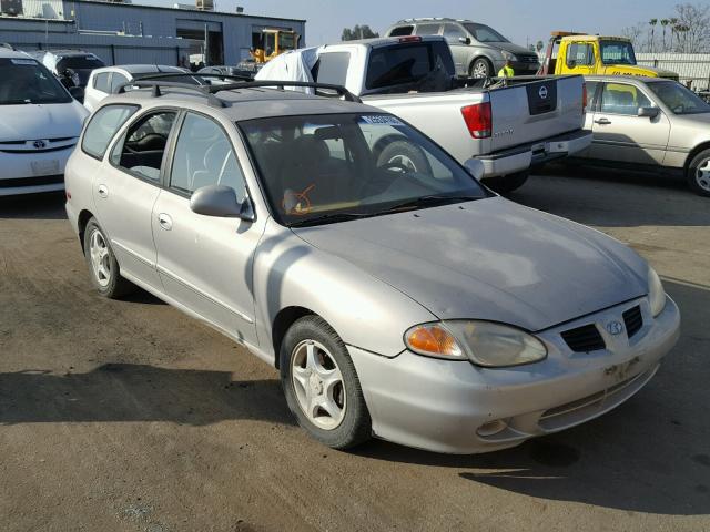 KMHJW35F9YU170312 - 2000 HYUNDAI ELANTRA GL SILVER photo 1