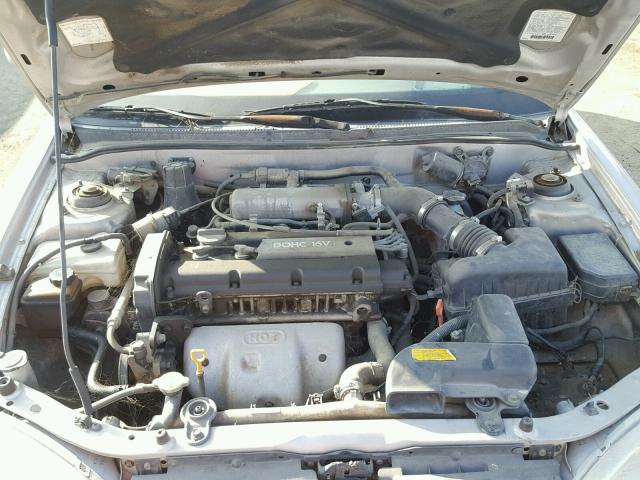 KMHJW35F9YU170312 - 2000 HYUNDAI ELANTRA GL SILVER photo 7