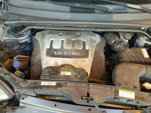 KM8JN72D95U196949 - 2005 HYUNDAI TUCSON GLS SILVER photo 7