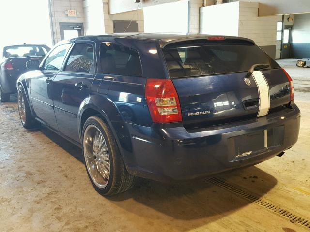 2D4FV47TX6H154659 - 2006 DODGE MAGNUM SE BLUE photo 3