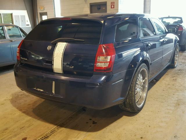 2D4FV47TX6H154659 - 2006 DODGE MAGNUM SE BLUE photo 4