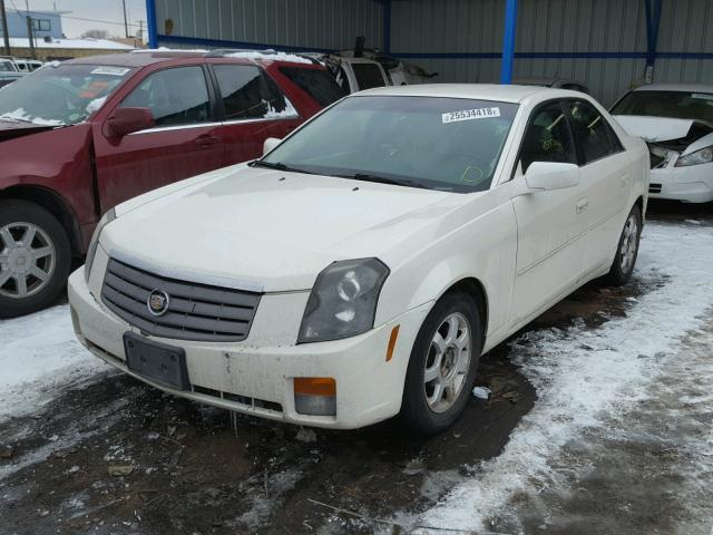 1G6DM577340190729 - 2004 CADILLAC CTS WHITE photo 2