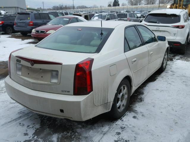 1G6DM577340190729 - 2004 CADILLAC CTS WHITE photo 4