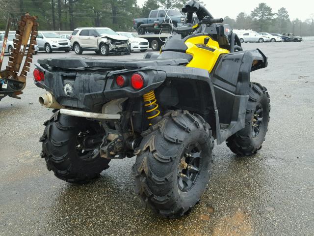 3JBLWLJ15EJ001352 - 2014 CAN-AM OUTLANDER YELLOW photo 4