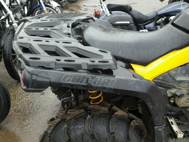 3JBLWLJ15EJ001352 - 2014 CAN-AM OUTLANDER YELLOW photo 6