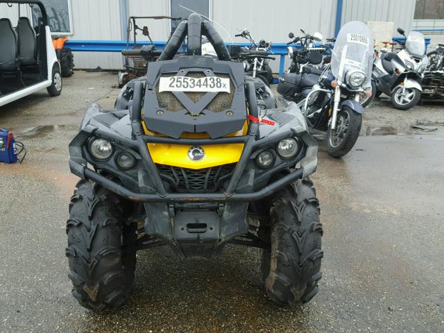 3JBLWLJ15EJ001352 - 2014 CAN-AM OUTLANDER YELLOW photo 9