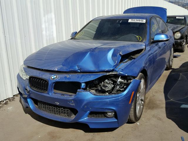 WBA8B3C3XHK777660 - 2017 BMW 340 I BLUE photo 2