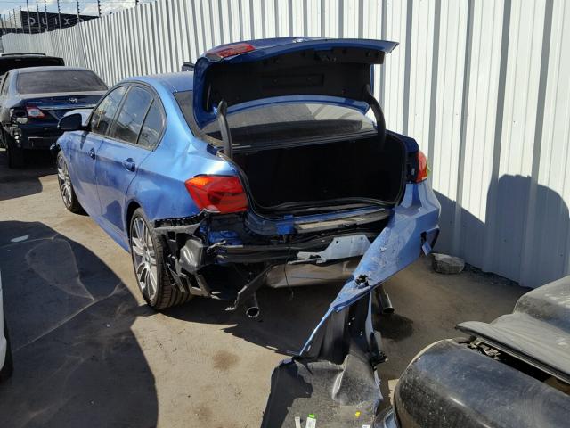 WBA8B3C3XHK777660 - 2017 BMW 340 I BLUE photo 3