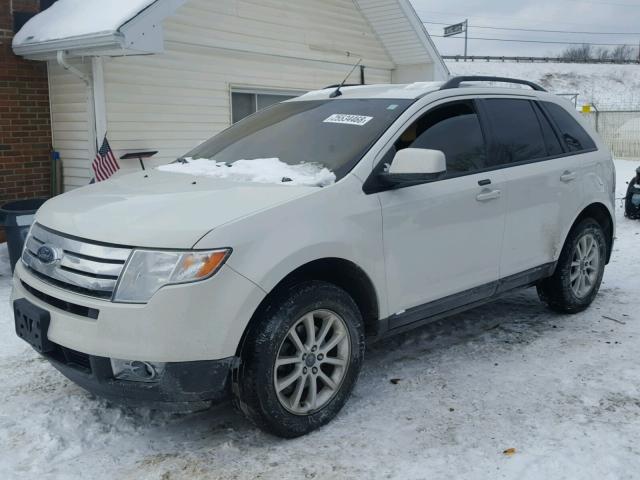 2FMDK38C89BA81686 - 2009 FORD EDGE SEL WHITE photo 2