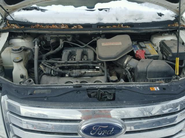 2FMDK38C89BA81686 - 2009 FORD EDGE SEL WHITE photo 7