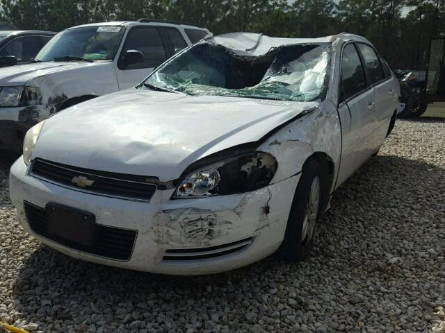 2G1WA5EK9A1211629 - 2010 CHEVROLET IMPALA LS WHITE photo 2