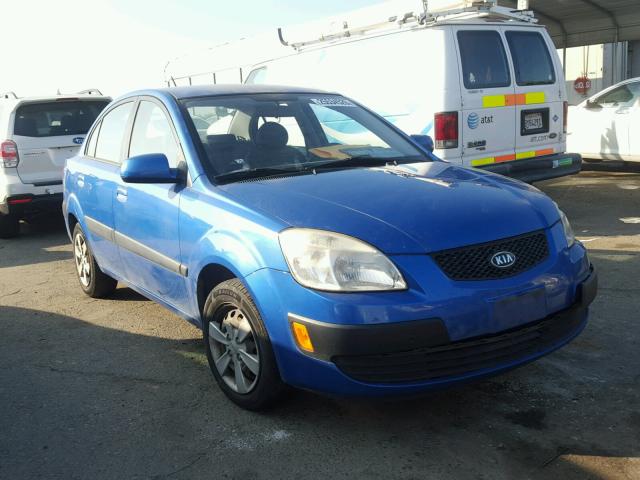 KNADE223596515671 - 2009 KIA RIO BASE BLUE photo 1