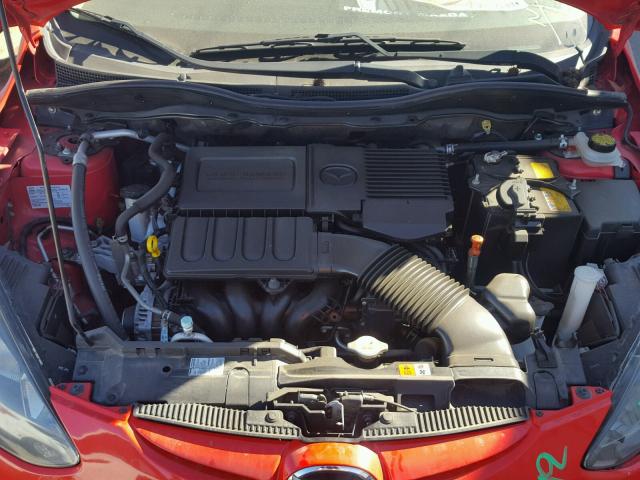 JM1DE1KZ1E0177555 - 2014 MAZDA MAZDA2 SPO 红色 照片 7