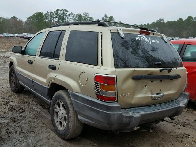 1J4GX48S21C709126 - 2001 JEEP GRAND CHER TAN photo 3