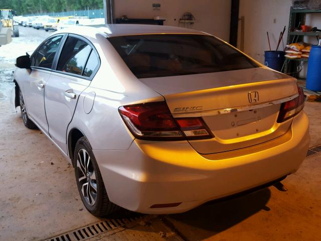 2HGFB2F8XDH508816 - 2013 HONDA CIVIC EX ვერცხლისფერი ფოტო 3