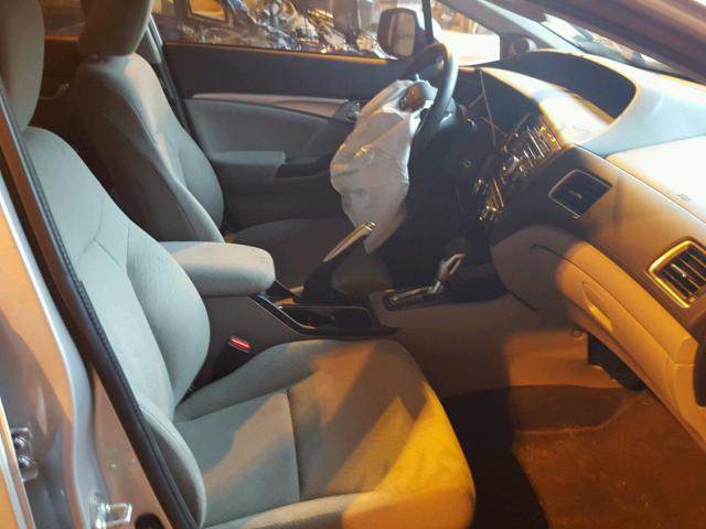 2HGFB2F8XDH508816 - 2013 HONDA CIVIC EX ვერცხლისფერი ფოტო 5