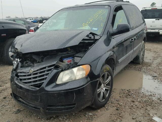 1A8GJ45R07B210079 - 2007 CHRYSLER TOWN & COU BLACK photo 2