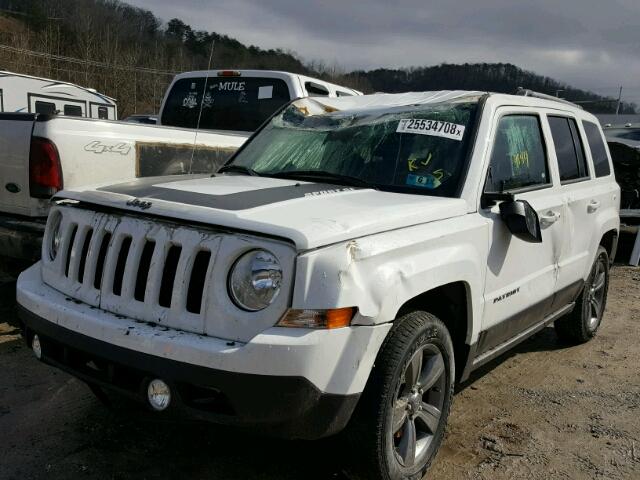 1C4NJRBB0HD165315 - 2017 JEEP PATRIOT SP WHITE photo 2