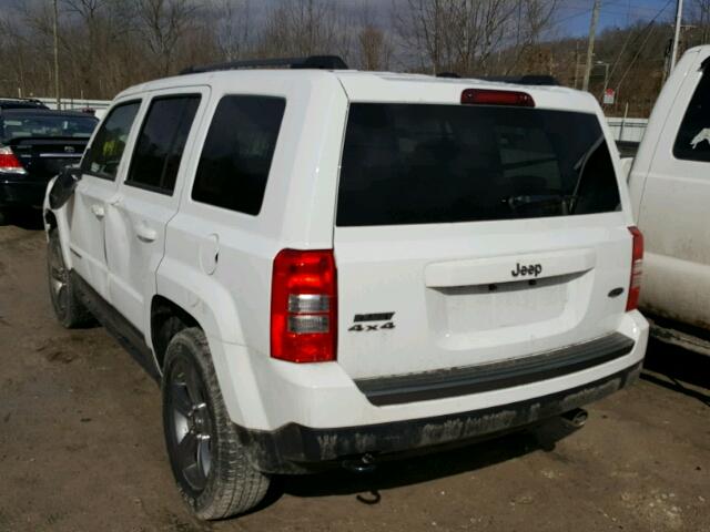 1C4NJRBB0HD165315 - 2017 JEEP PATRIOT SP WHITE photo 3