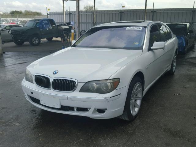 WBAHN83596DT29028 - 2006 BMW 750 LI WHITE photo 2